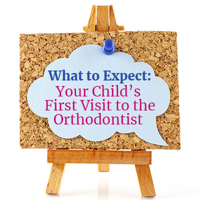 Watertown dentist, Dr. Buchholtz or Dr. Garro at Family Dental Practice shares information about what you can expect at your child’s first visit to the orthodontist.