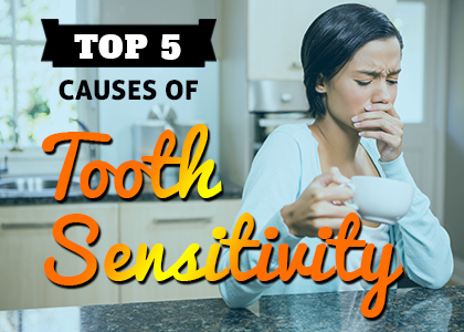 Watertown dentists, Dr. Buchholtz & Dr. Garro at Family Dental Practice list the top 5 causes of tooth sensitivity. Give us a call today if you need relief from sensitive teeth!